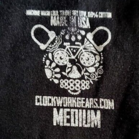 ClockWork Gears T Shirt M Black Legs Mens Unisex Graphic Shut Up Legs Medium - Picture 4 of 6